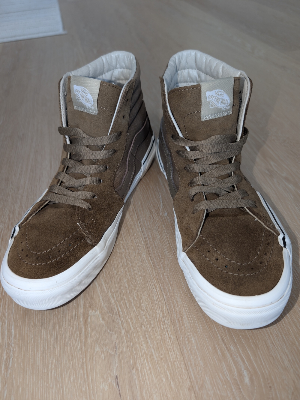 Vans Sk8-Hi Rearrange Tonal Kangaroo Brown Suede High Top Women 9.5 Men 8